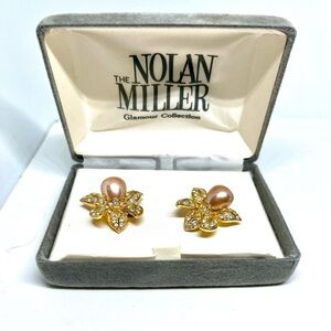 Nolan Miller Glamour Collection Earrings NIB